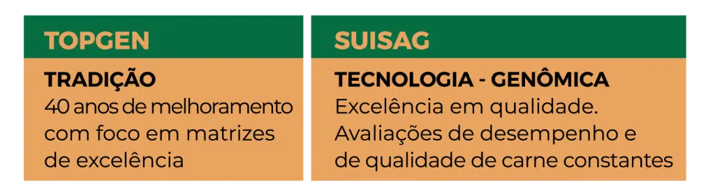 suinos topgen tebela topgen suisag